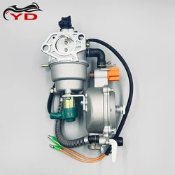 For Honda GX390 188F 5.5KW Manual Choke Dual Fuel Carburetor LPG Conversion Kit