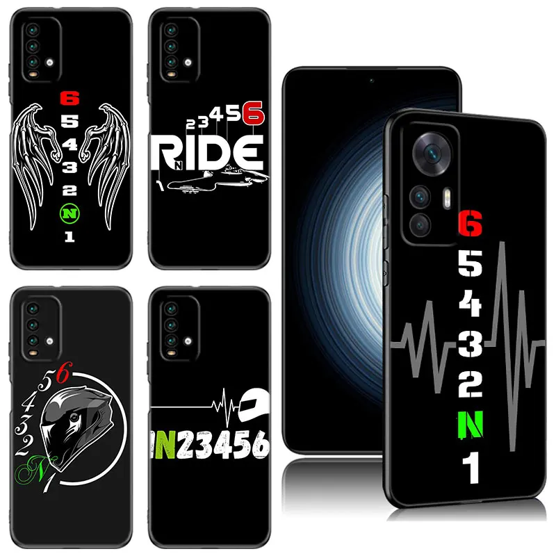 1N23456 motorcycle Phone Case For Xiaomi Redmi K40 K50 Gaming Note 6 7 K20 K60 Pro 7A 8A 9A 9C 9i 9T 10A 10C 12C A1 A2 + Cover