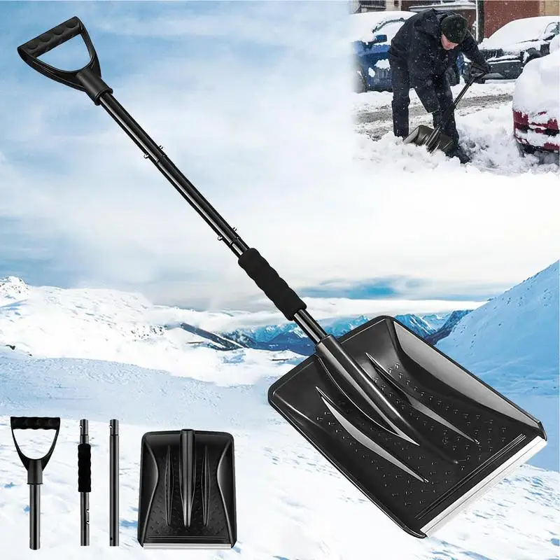 

Snow Shovel Multifunctional Portable Snow Shovel Driveway Removable Ice For Balcony Walkway Stair Garden Reinforced Snow Shovel