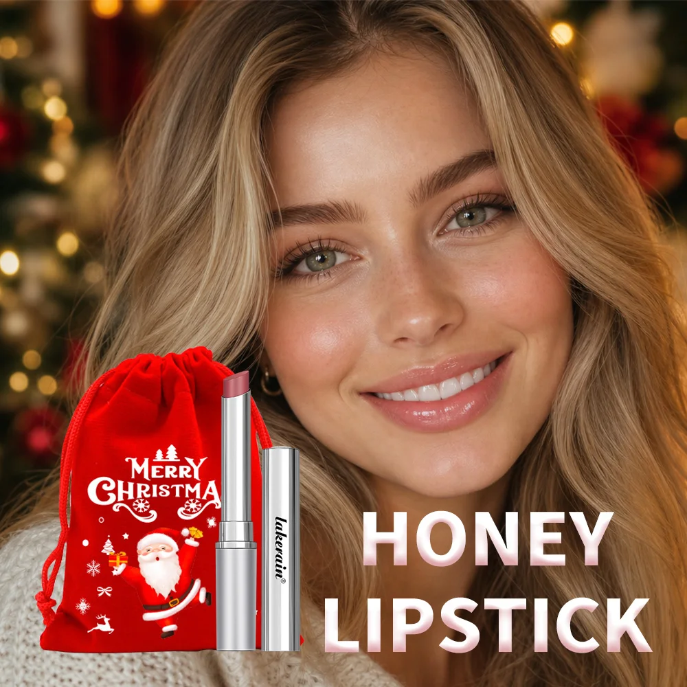 Christmas Gift Tinted Lip Lipstick Plumper Crystal Jelly Lip Oil 6ml Moisturizing Plumping Lip Glow Oil Sexy Plump Lip Gloss