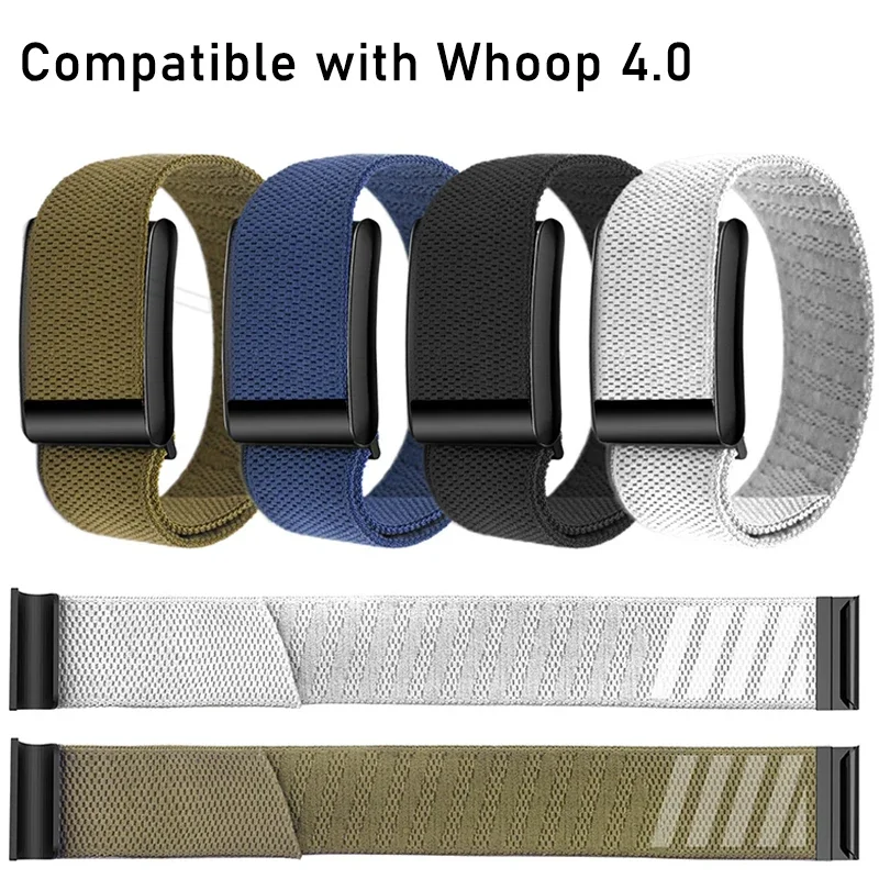 

Сменный ремешок для фитнеса, совместимый с Whoop 4,0, устойчивый к запаху, регулируемый дышащий нейлоновый ремешок
