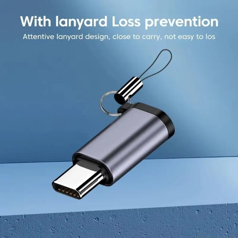 M5TD 2PCs USB to Type C Converter Optional Adapers for Easy Device Compatibility and Quick Data Transfer in Travel or Office