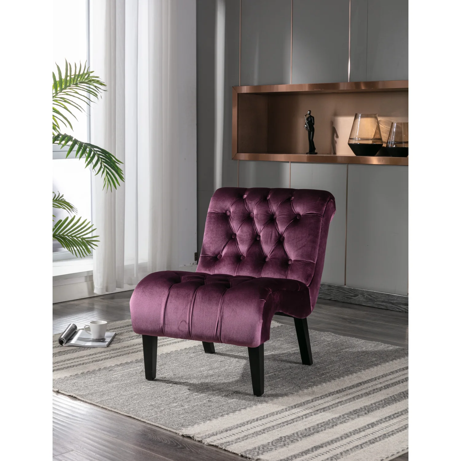 COOLMORE Accent Living Room Chair - Stylish Leisure Chair for Home Décor and Comfort