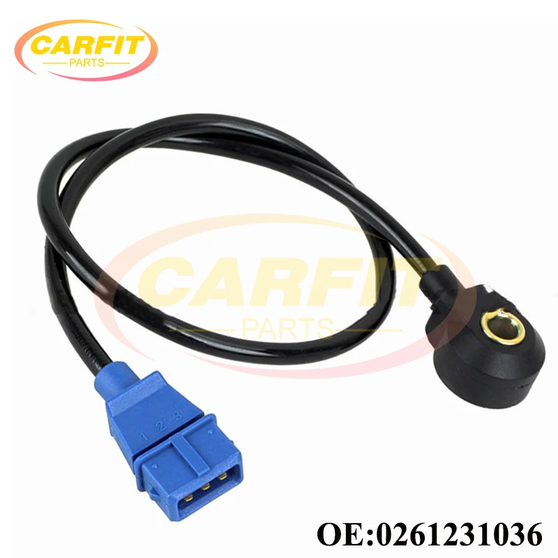 OEM 0261231036 Knock Detonation Sensor For Audi 100 200 80 90 A4 A6 Cabriolet Porsche 928 VW Cabrio Golf Jetta Passat Auto Parts