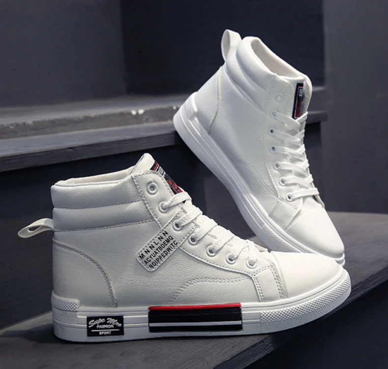 2025 Neue Atmungsaktive Weichsohlen-Herren-Freizeitschuhe Koreanische Mode Studenten-Joggingschuhe Jugend-Boardschuhe – Detail 7