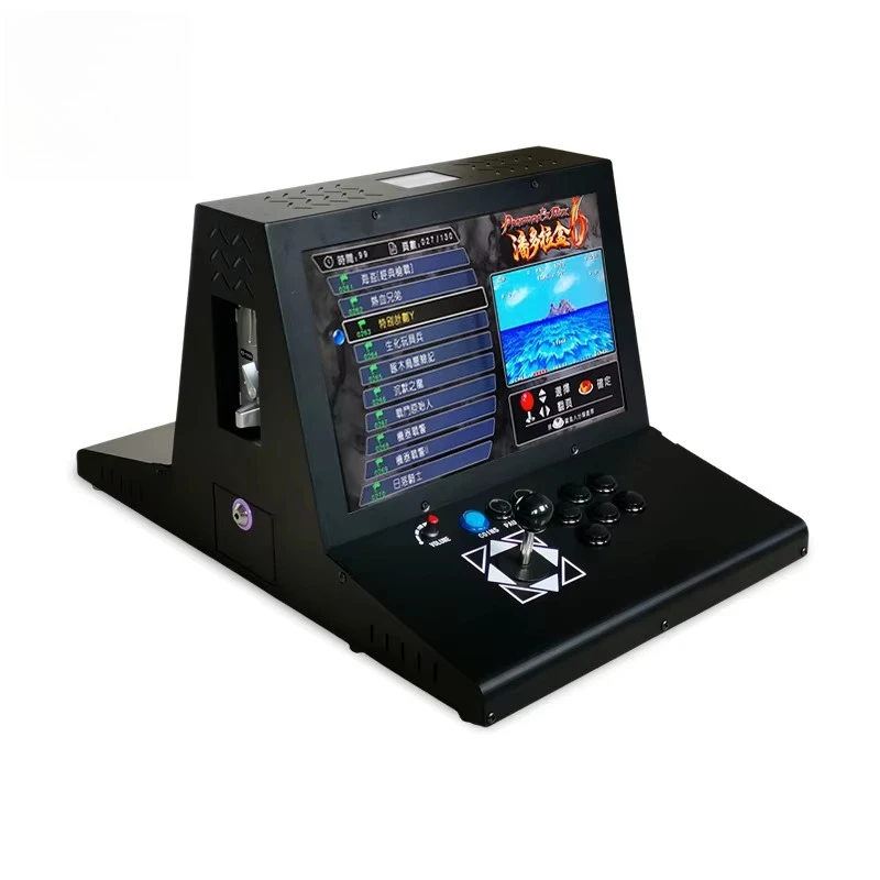 Mini arcade game console coin-operated 2-player 17-inch video game console for sale