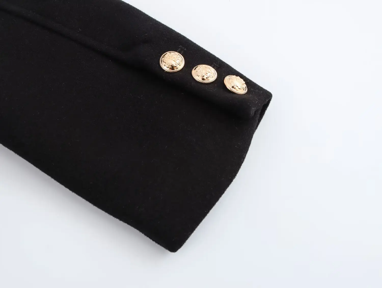 2025 Summer Women's Clothing European and American Style Fashionable All-match Long Sleeve Double-breasted Coat