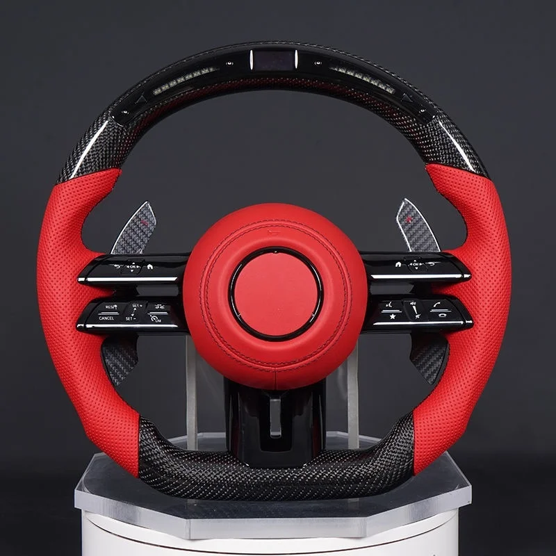 

Upgradable LED Carbon Fiber Steering Wheel For Mercedes Benz Dragonfly Steering Wheel W176 W205 W212 W222 W463 W464 W204 W218