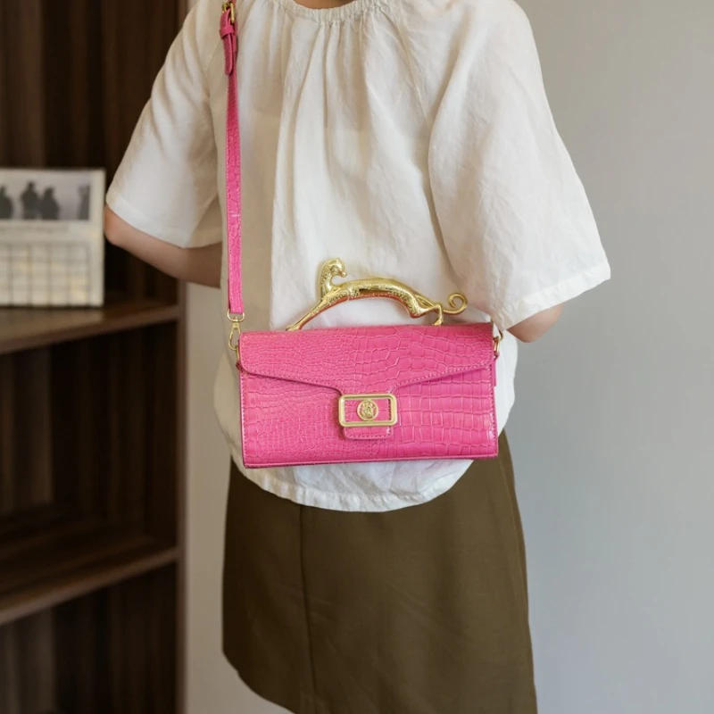 Torebka damska typu shell bag z 2025 roku, elegancka torebka crossbody z uchwytem górnym, uniwersalna torba na ramię do codziennego użytku.