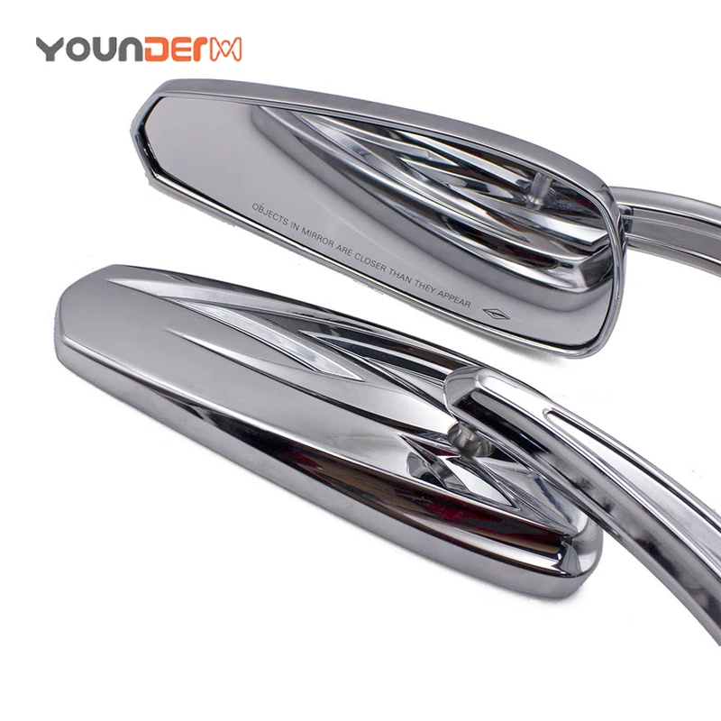 Motorcycle Side Mirrors with M8 Screws, Motorcycle Modified Handlebar Rearview Mirror