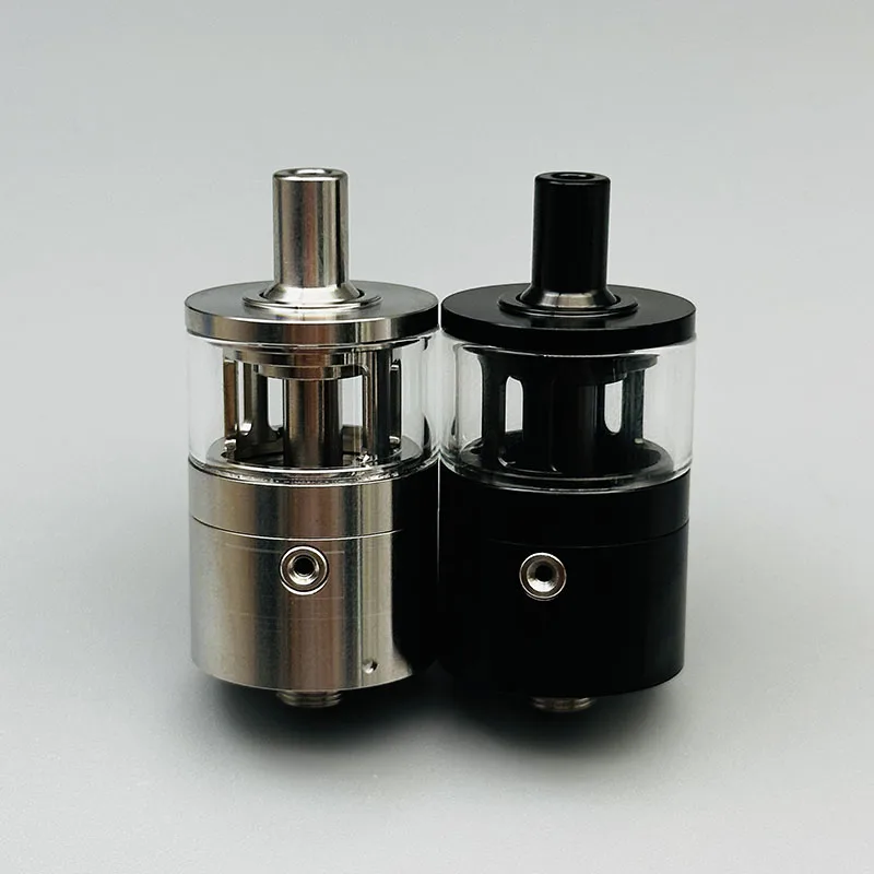 Vape Style Picatiny MTL RTA 22 مللي متر قطر 316ss + زجاج 3 مللي مع 0.8/0.9/1.0/1.4 مللي متر/دبابيس محظورة خزان قابل لإعادة البناء رذاذ Vape