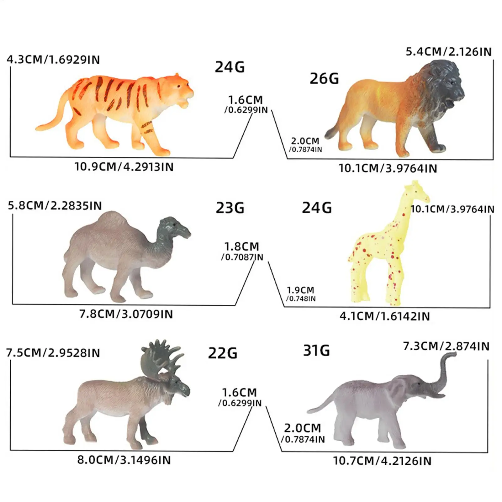 Giocattoli da bagno per animali che cambiano colore da 6 pezzi - Set di giochi d'acqua sensoriali per i più piccoli Divertimento educativo in aula per feste in piscina