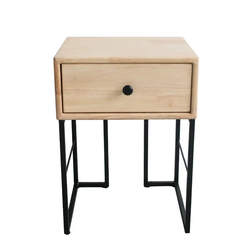 

Bedside Table Nordic Simple Modern Net Red INS Wind Bedroom Solid Wood Bedside Cabinet Locker Small Apartment