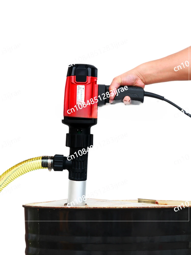 220V High-powered Portable Electric Hand Barrel Pump Six-speed Vertical Diesel Oil Drum With Small Electric Oil Pump 800W 1300W