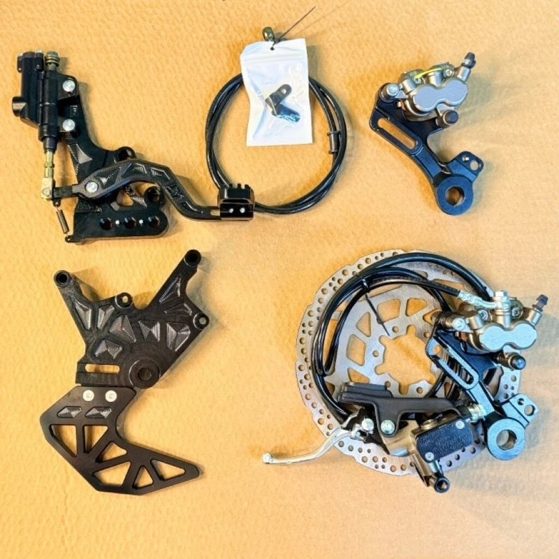 Suitable for light bee foot brake modification pole bee rear foot brake bracket assembly set