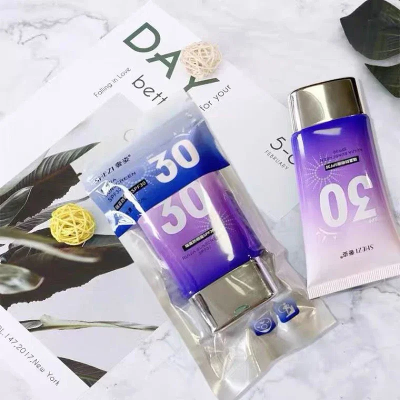 Shezi bon prix visage corps crème solaire blanchissant SPF30 correcteur mettre en évidence Base maquillage ensemble crème solaire Kit cosmétiques