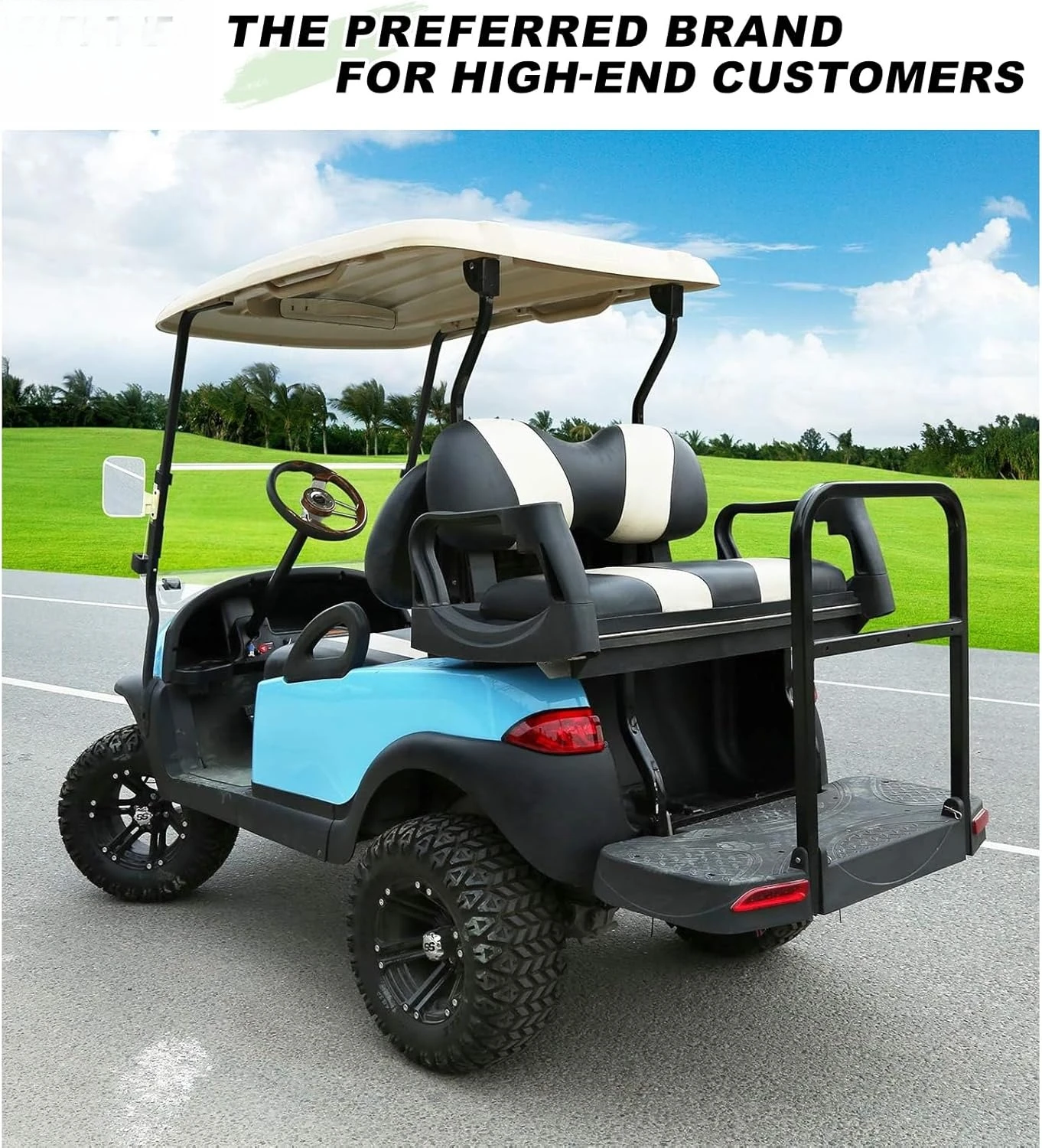 

Комплект освещения для тележки для гольфа Deluxe для Club Car Precedent 2004-2019, комплект уличных и книжных фонарей 12 В с поворотным фонарем и задним фонарем — горячая распродажа