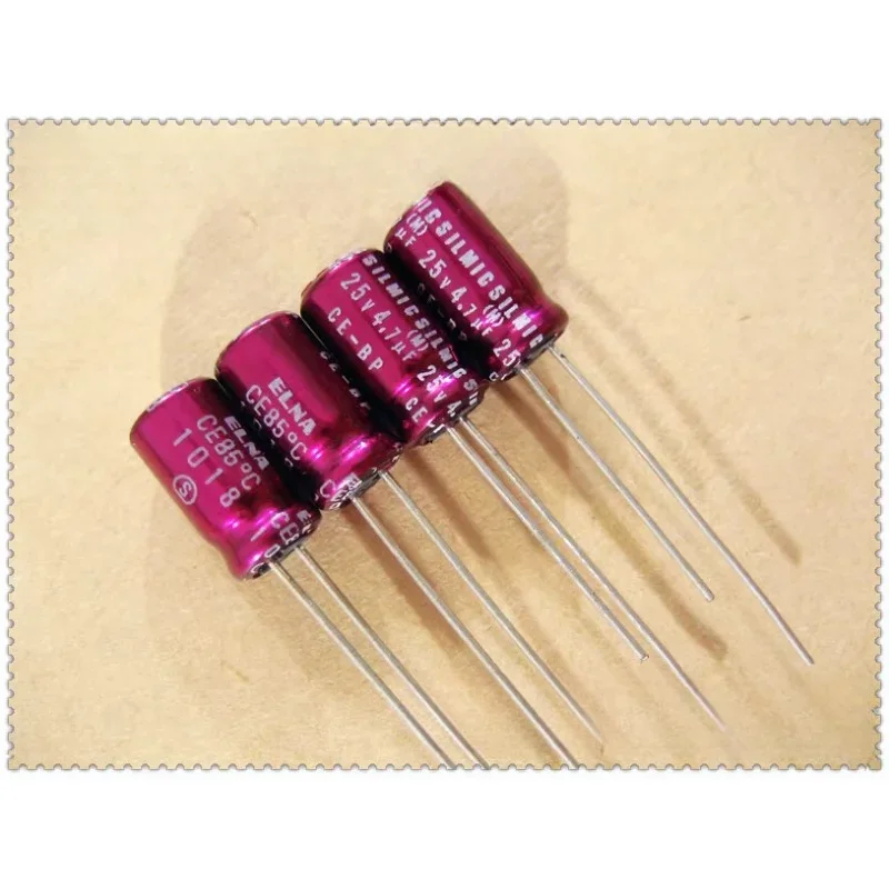 

10PCS/100PCS ELNA SILMIC CE-BP(RBS) 4.7uF/25V Electrostatic Electrolytic Capacitor for Audio