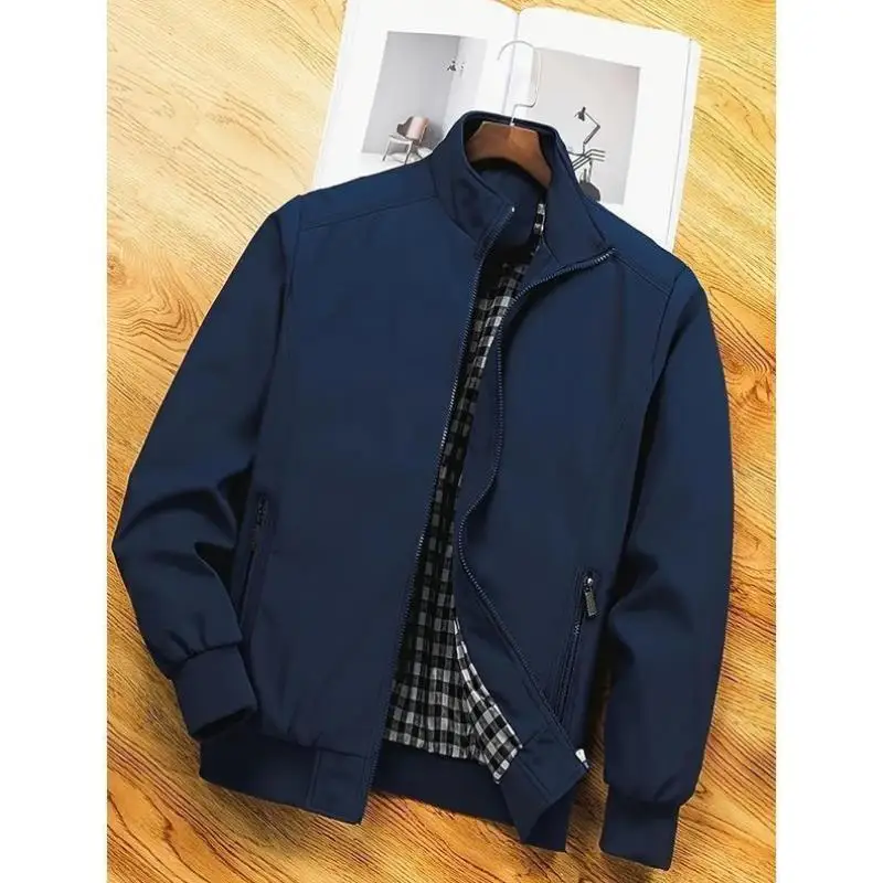 

Men's Jaet Spring Autumn Outerwear Waist-Cinching V-ne ort Length Seven-quarter Sve Unbranded Mid-aged And ly