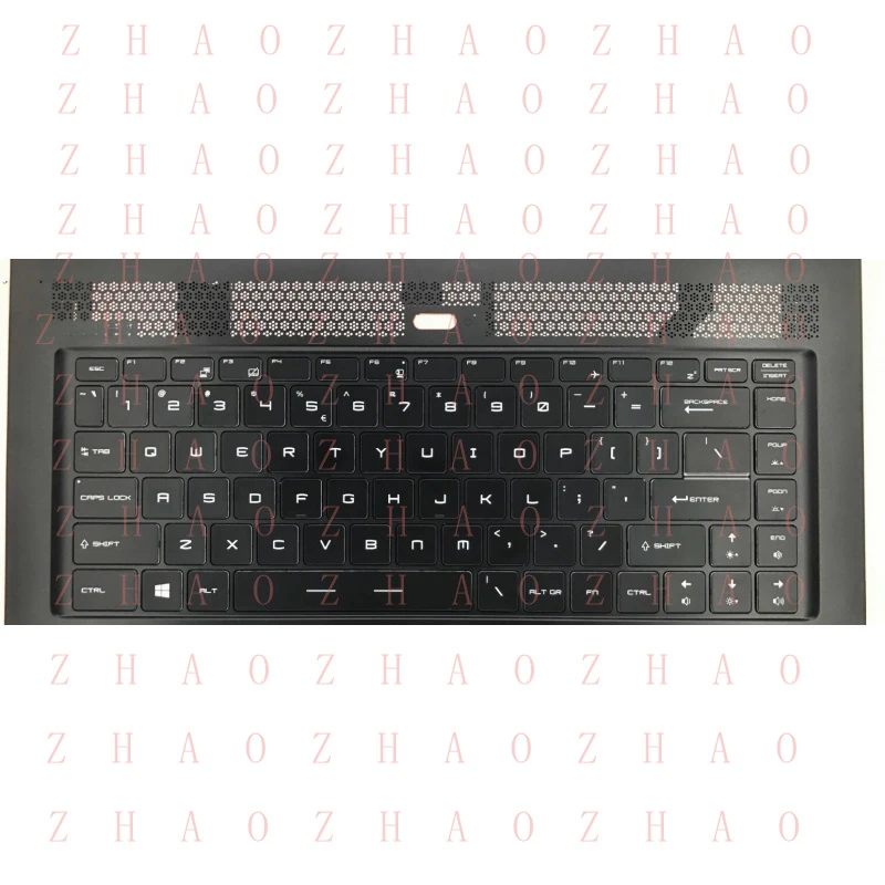 L+ New For MSI GS65 MS-16Q1 GS65 8RF 15.6” Upper Case Palmrest Cover RGB Keyboard