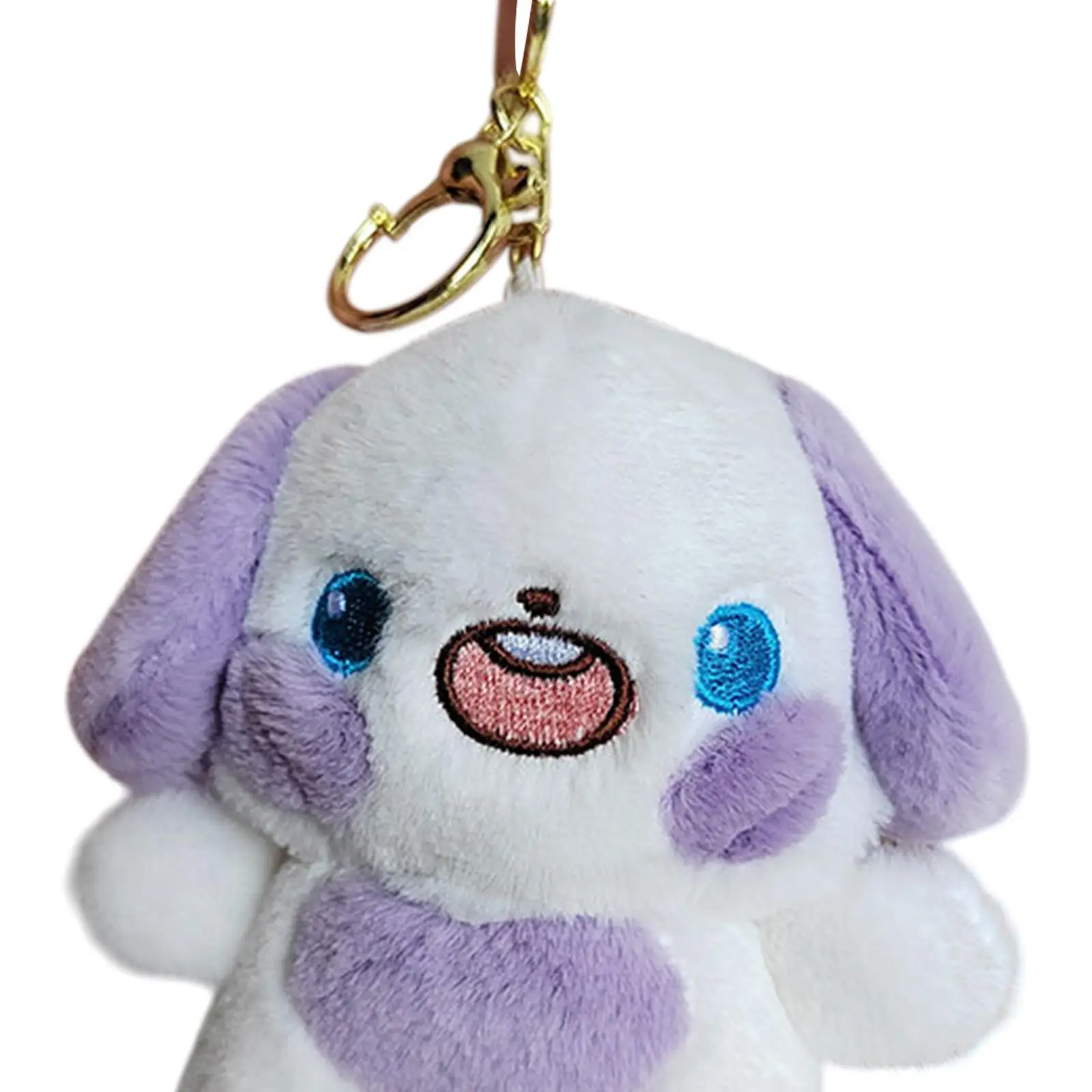 Plush Doll Keychain Lovely Bag Pendant Stuffed Animals Keyring Charm for Backpack Birthday Gifts Purse Accessories Women Girls