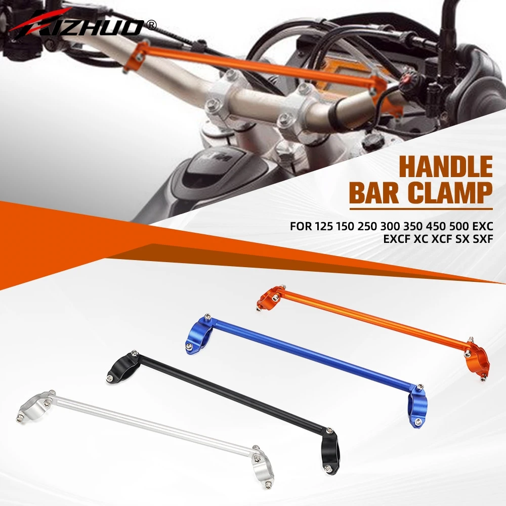 

Handlebar Brace Crossbar Strengthen Handle Bar Clamp Balance Beam Cross FOR 125 150 250 300 350 450 500 EXC EXCF XC XCF SX SXF