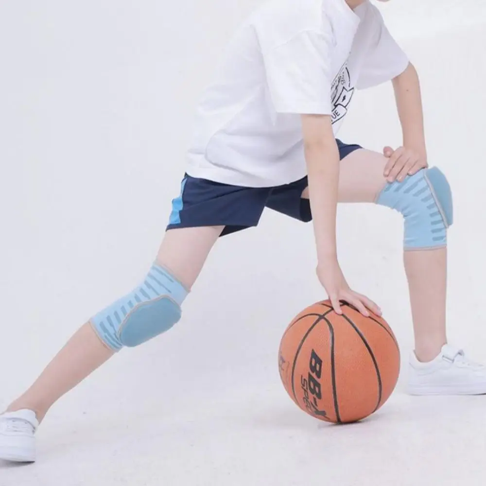 

1 Pair Nylon Kids Sports Knee Brace Breathable Anti Collision Children Elastic Knee Pads Non-Slip Elastic Knee Pads Protector