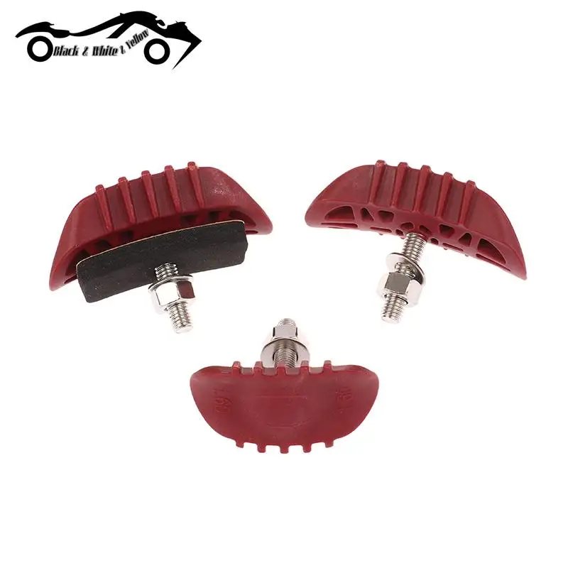 Red Motorcycle Wheel Rim Lock Tyre Inner Tube Safe Bolt 1.6