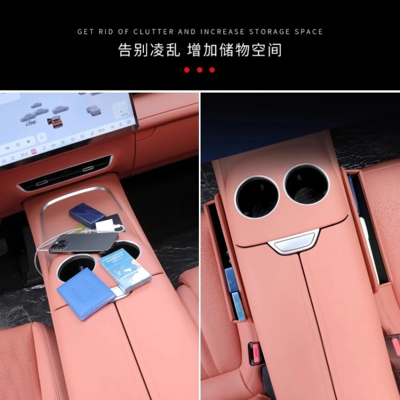 For Changan Deepal S05 S07 S09 L07 SL03 G318 Central Control Armrest Box Seat Crevice Gap Storage Box Car Interior Accessories
