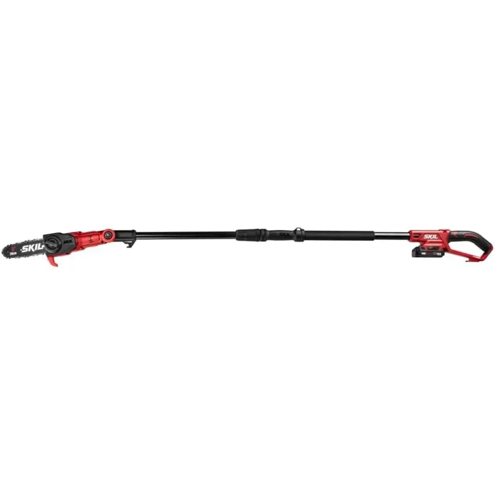 PS4563B-10 PWR CORE 20 8" 20V Pole Saw Kit, inklusive 2,0 Ah Lithium-Akku und Ladegerät, Rot