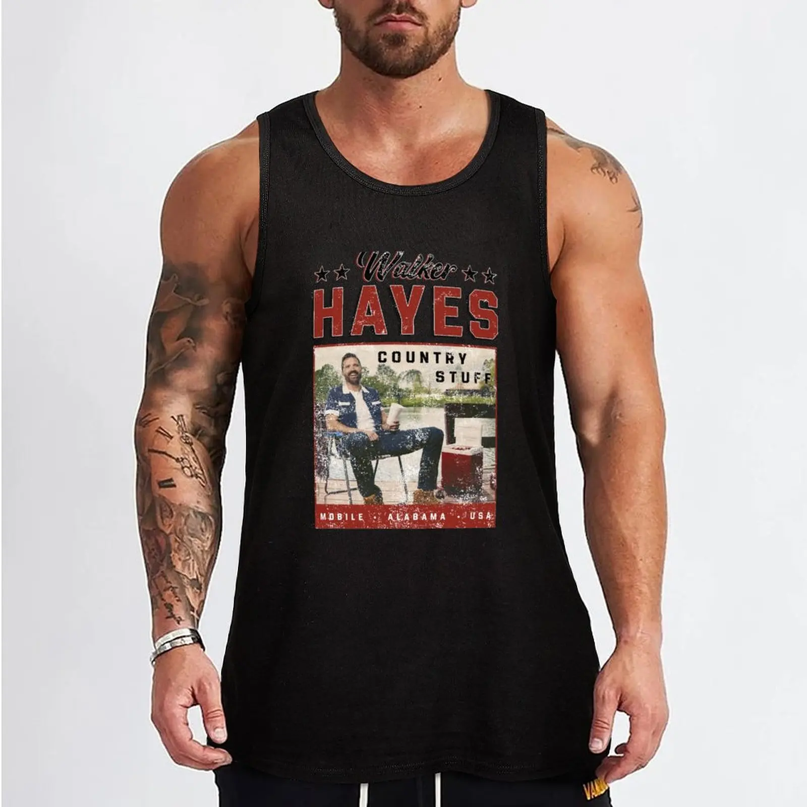 walker hayes Tank Top Men's t shirt Men's gym t-shirts