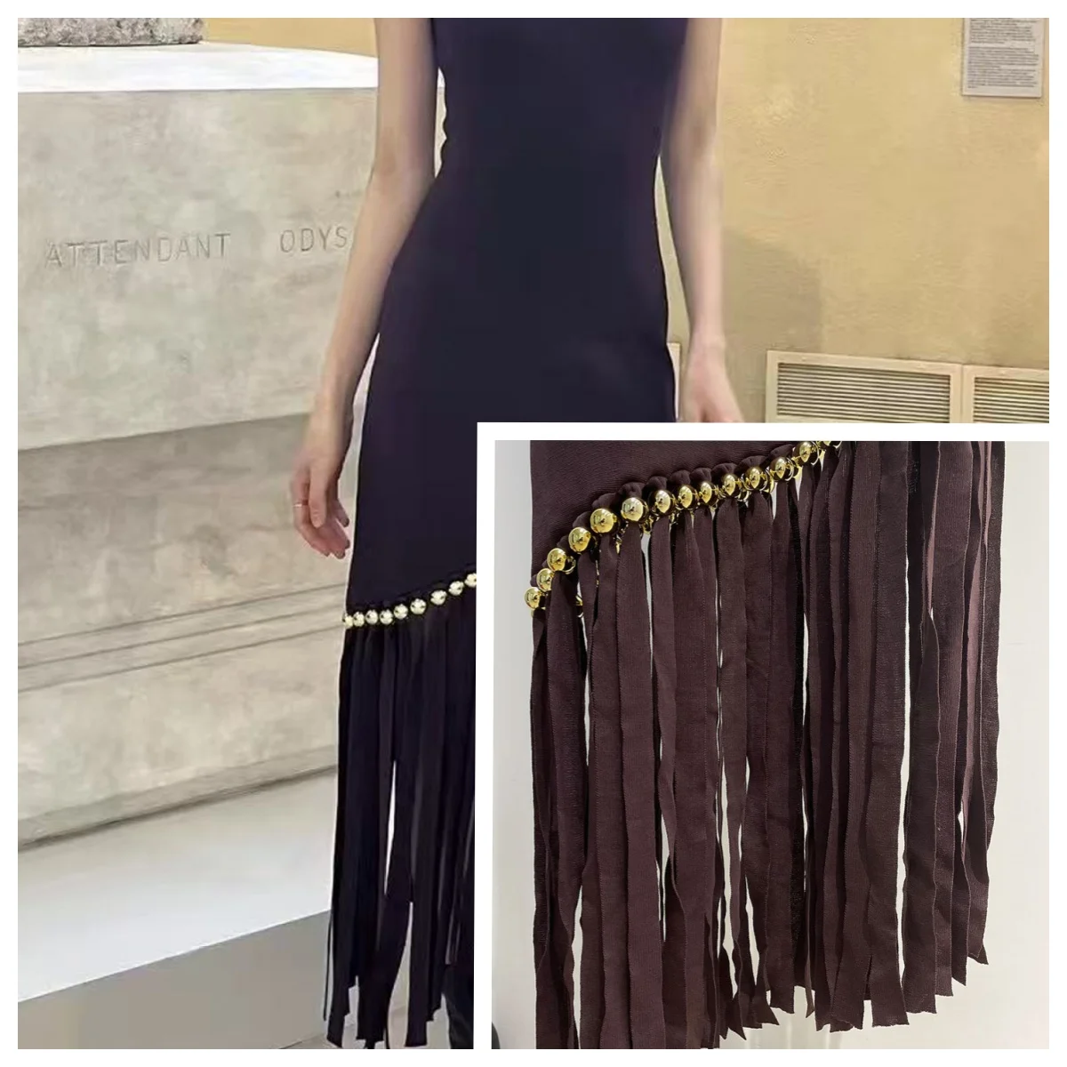 

Женское трикотажное асимметричное платье с круглым вырезом без рукавов, облегающий вечерний халат миди