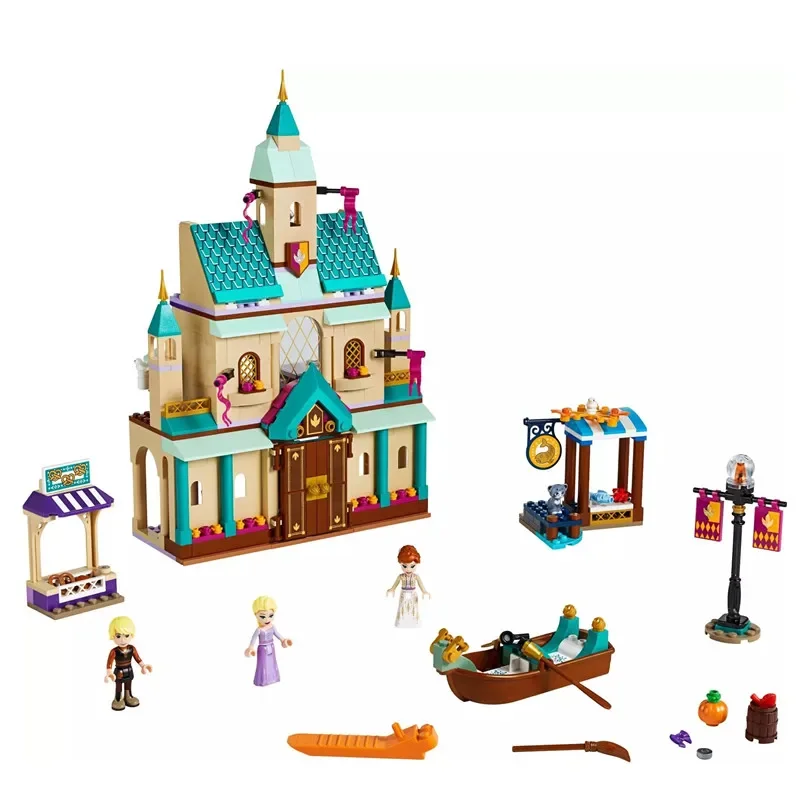 Arendelle Castle Village 41167 Model budynku klocki zabawki edukacyjne dla dzieci świąteczny prezent urodzinowy