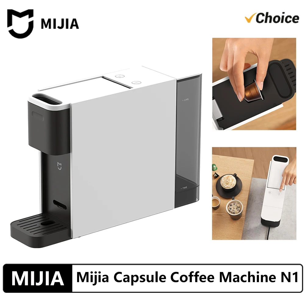 2025 Neue MIJIA Kapsel-Kaffeemaschine N1 S1301 Kompakte Größe 10 Minuten Automatische Abschaltung Espresso-Kaffeemaschine 220V CN