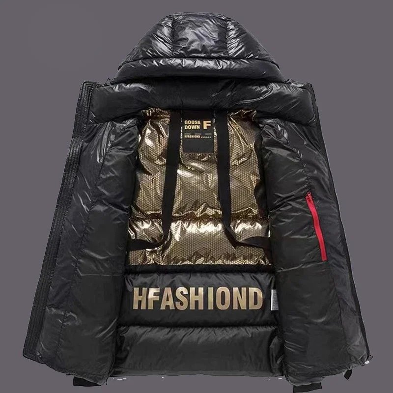 Goose Down Winter Jacket Coat Men High Quality Puffer Luxury For Man Waterproof Feather