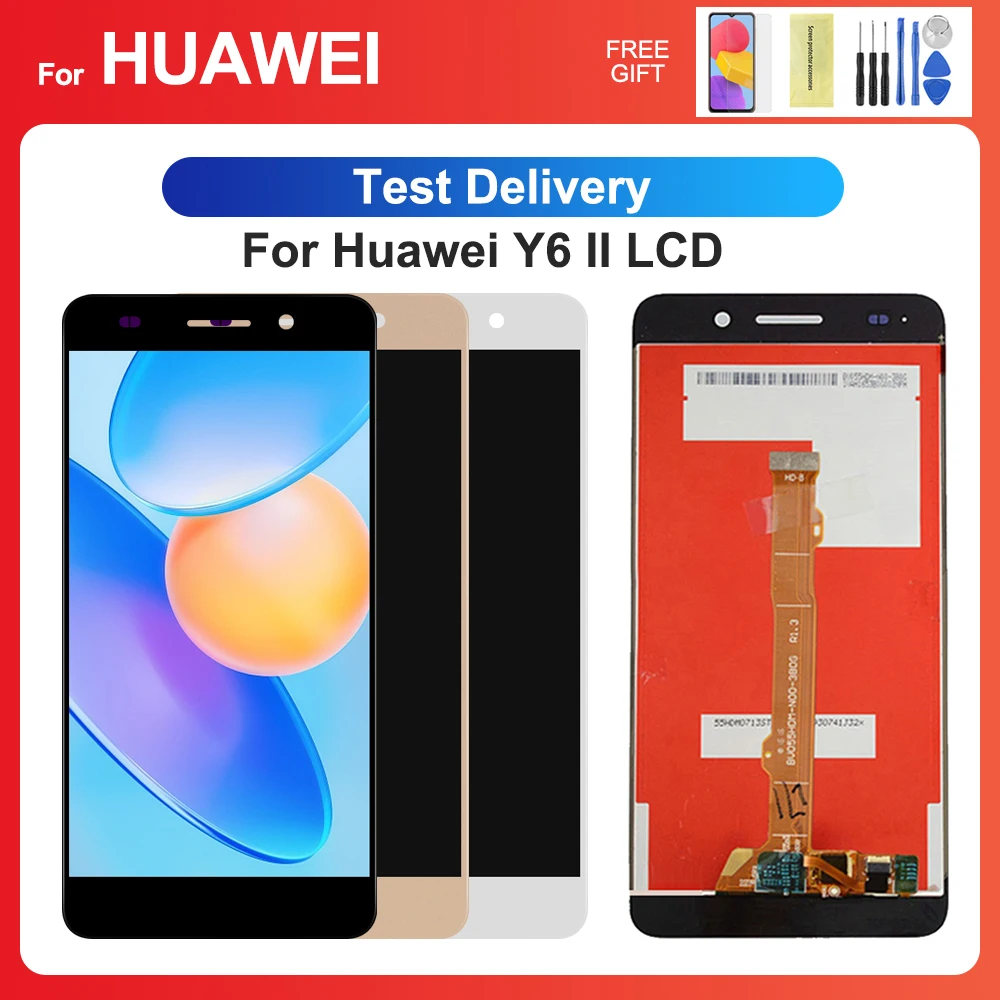 For HUAWEI Y6 II 5.5\'\'For  Honor 5A Y6 2 CAM-L03 L23 L21 UL00 LCD Display Touch Screen Digitizer Assembly Replacement