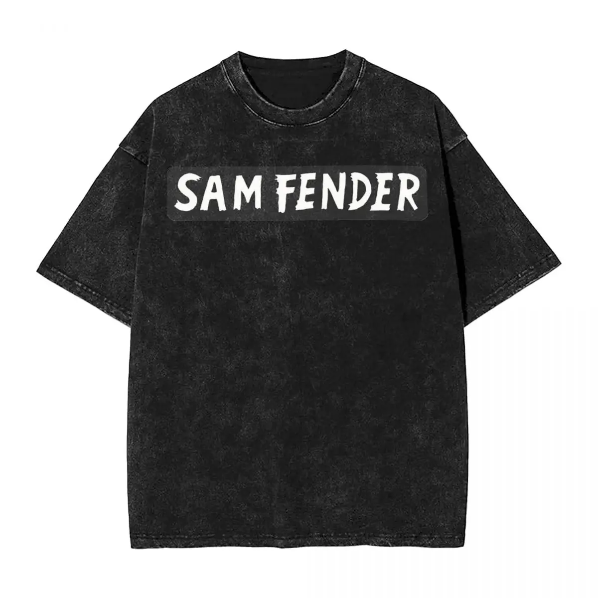 Sam Fenders T Shirts Hip Hop Washed Cotton Oversize T-Shirts Fashion Men Women Tops Streetwear Summer Tee Shirt