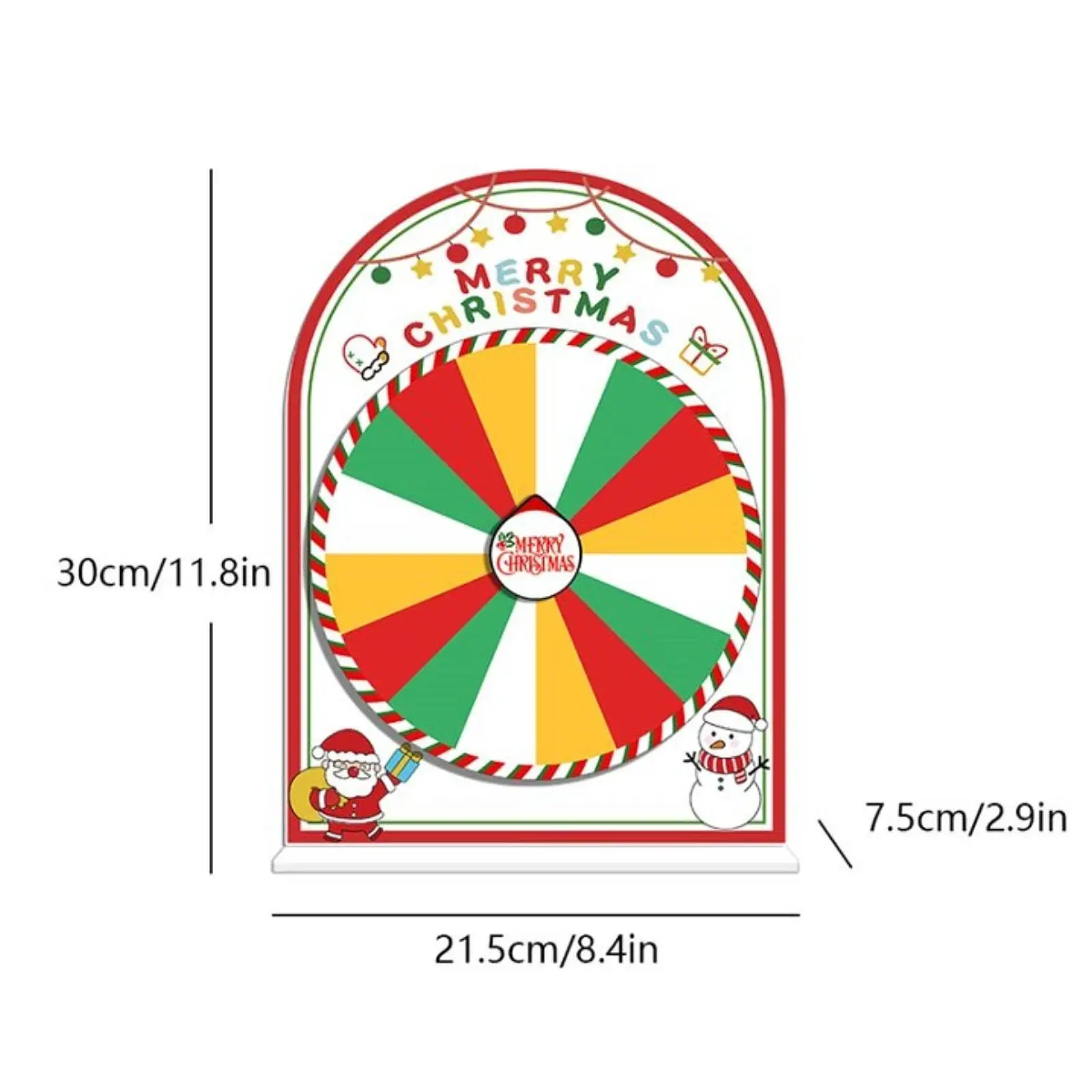 상금 턴테이블 상품 턴테이블 소품, 인터랙티브 학습 게임 룰렛 휠, 크리스마스 파티용 탁상 포춘 휠
