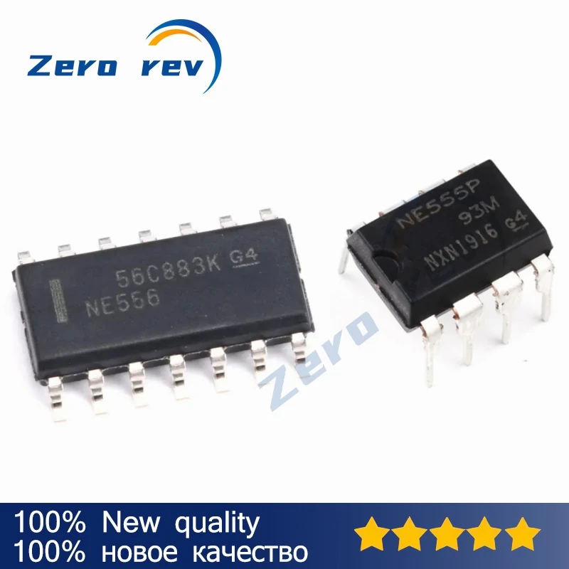 

5Pcs 100% New NE556DR NE556 NA556DR NA556 SOIC-14 NE555P SA555P DIP-8