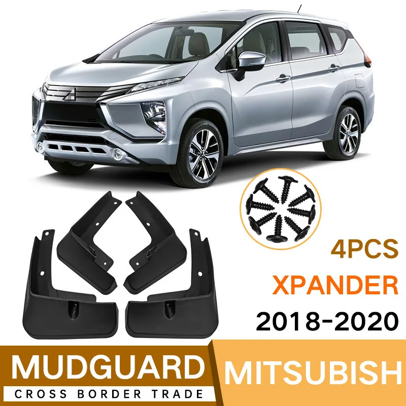 

For Mitsubishi Xpander 2017-2020 black car mudguard Reduce dust Resist tire dirt car accessories tools