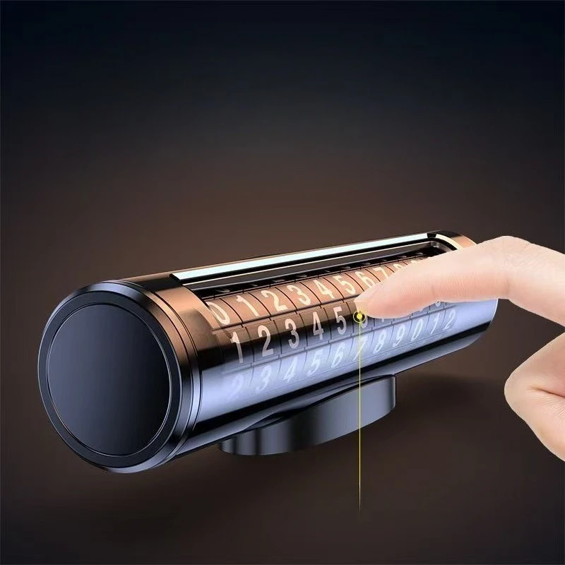 لوحة ركن السيارة المؤقتة المثبتة على السيارة مع أسطوانة متعددة الوظائف قابلة للتعديل، حزام معدني، لوحة ركن المطرقة المنقذة للحياة #3