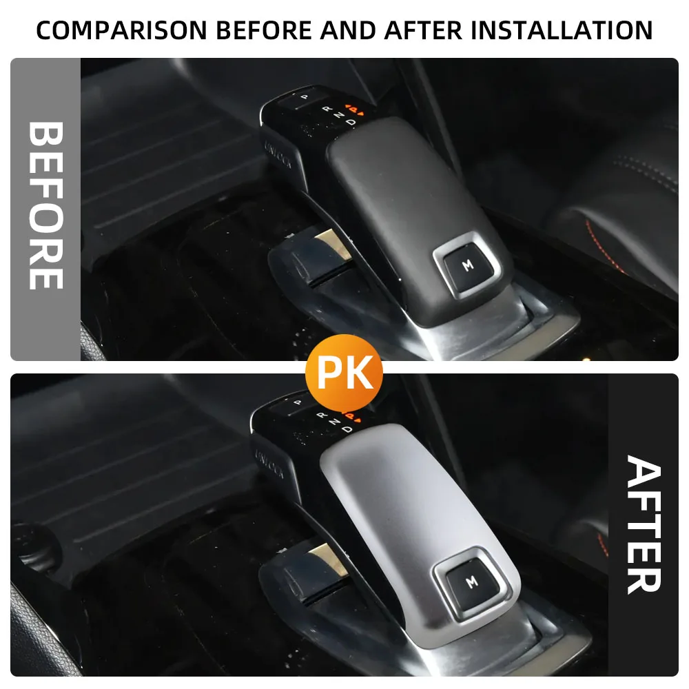 Car Gear Lever Shift Protection Cover for Peugeot 2008 E2008 2020-2022 208 2020-2023 E208 2020-2023 Car Sticker Accessories
