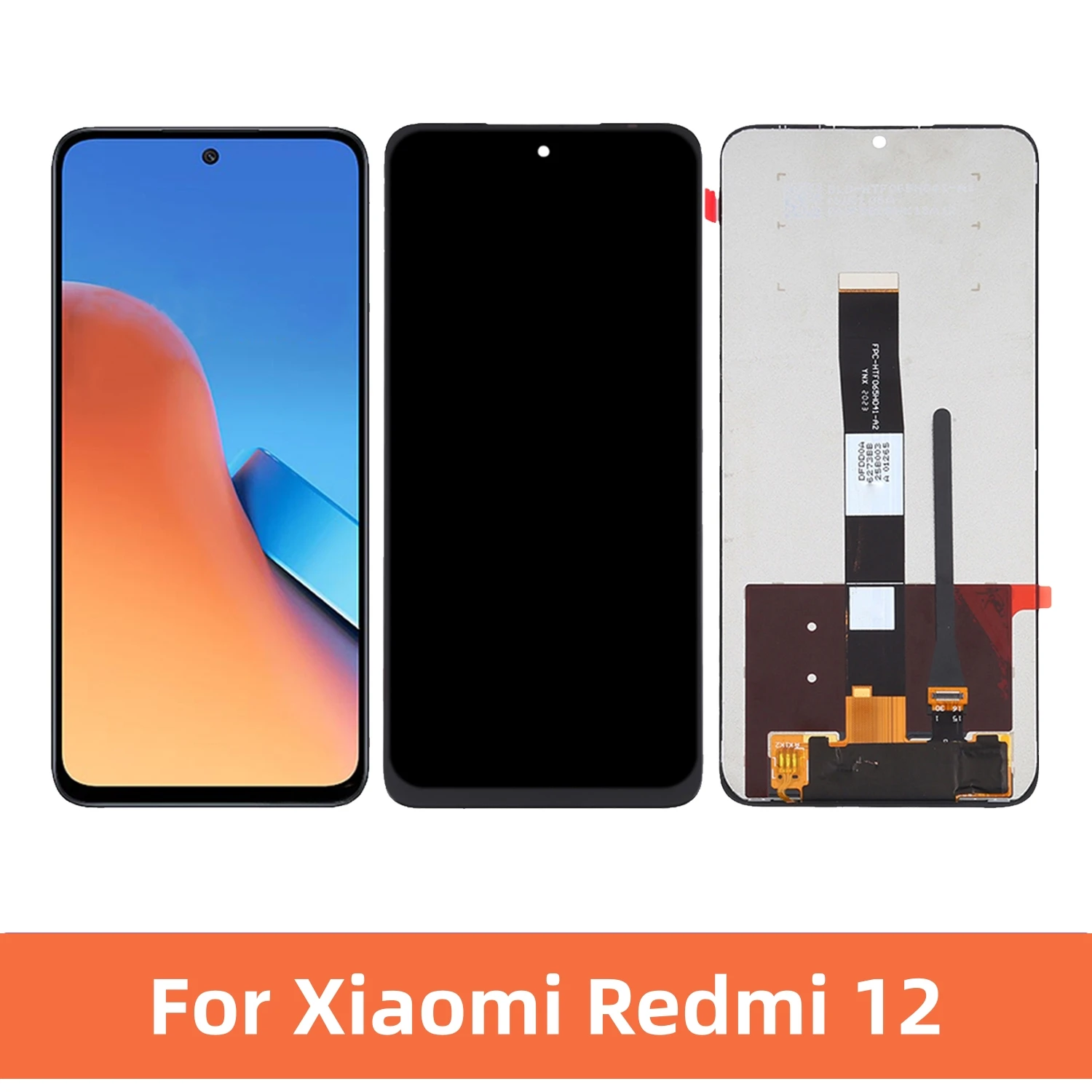 

ЖК-дисплей 6,79 ''для Xiaomi Redmi 12 Redmi12 с сенсорным экраном и дигитайзером в сборе