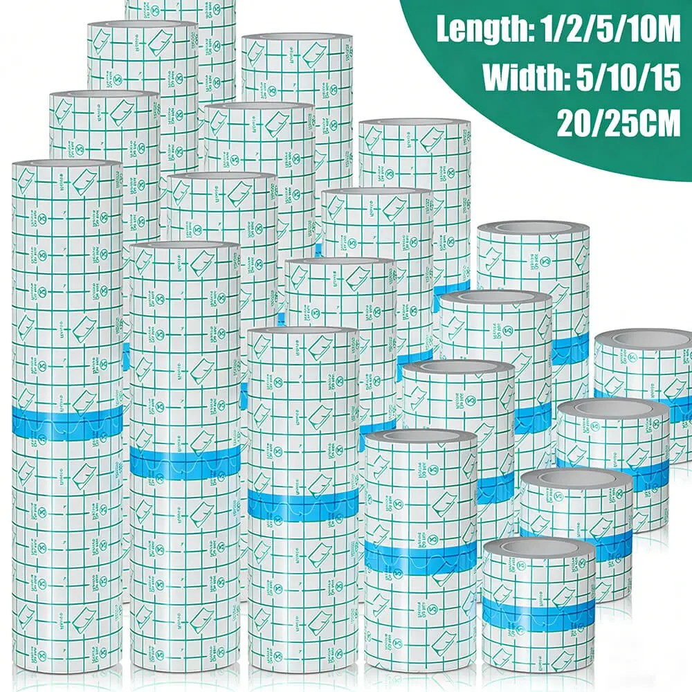 

1/2/5/10M Tattoo Aftercare Film Waterproof Tattoo Aftercare Protective Skin Healing Adhesive Bandage Tattoo Accessories PU Tape