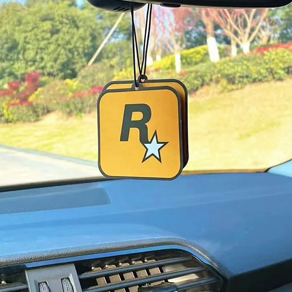 Car Aromatherapy Rockstar Pendant Car Decoration Accessories, Interior Automobiles Home Aromatherapy Essential Oil Hanging Decor