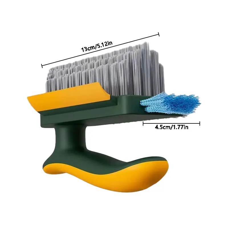 1PC Household Cleaning Brush Multifunctional Gap Ground Seam Scraping Brush Integrated Bathroom Corner Floor Cleaning Brush