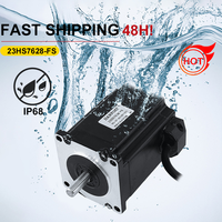 1PCS captive 4-lead 23HS7628S-FS 76mm  motor 2.8A 1.8N.M for Motor in automatic feeder Nema23 Step Motor Waterproof motor