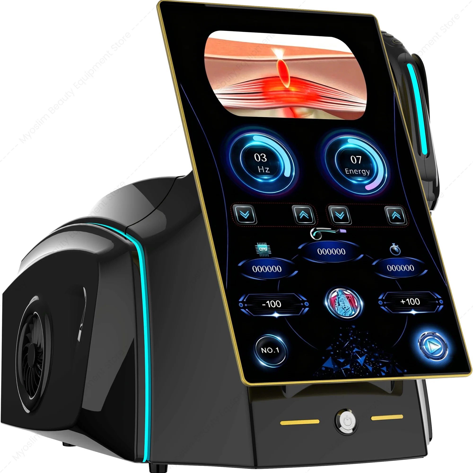 Electromagnetic Acoustic Shock Wave Equipment Portable Body Pain Relief Dysfunction Therapy Cellulite Removal Physiotherapy Mach