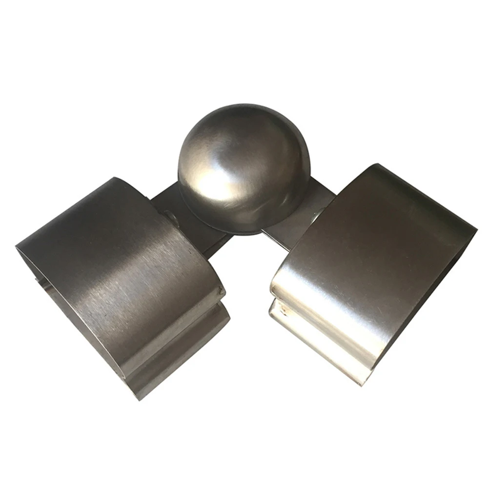Custom Modern-Style 304 Stainless Steel Stair Handrail Fittings and Connectors, CNC-Machined Stair Hardware