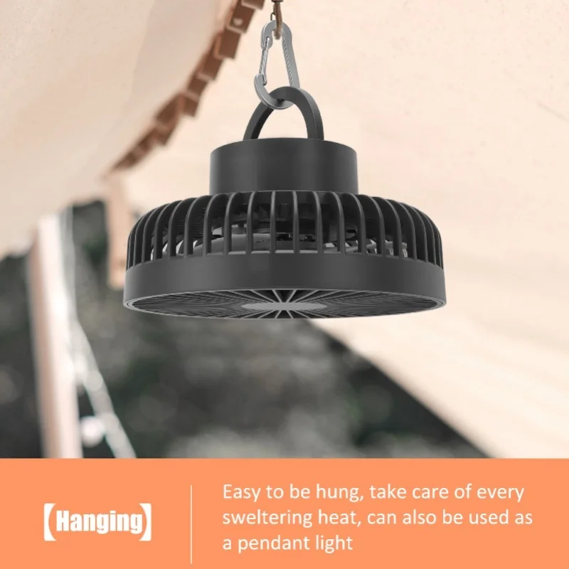 Baby Stroller Fan Timing Function Rechargeable Portable Fan With Flexible Tripod For Outdoor Travel